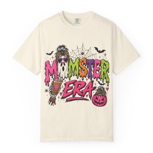 ‘Momster Era' Halloween Graphic Tee - Cream